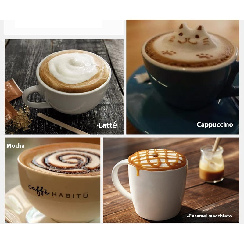 Coffee Machine Household Steam Frothed Milk Small Mini Semi-automatic