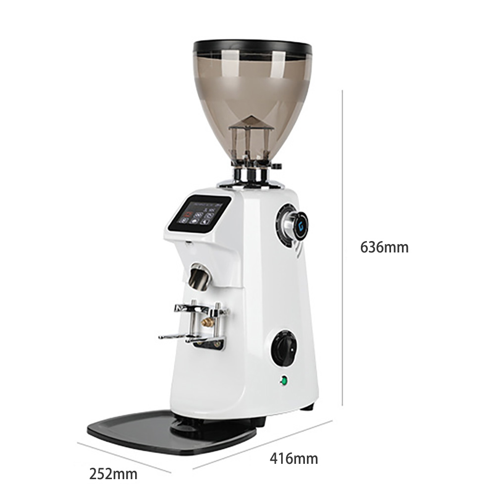 Zilong Professional 74mm Burr Automatic Coffee Grinder with Touch Screen & High-Capacity Hopper