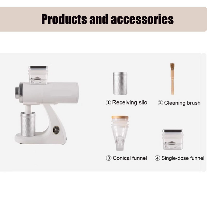 Electric Coffee Grinder 60mm Flat Burr Electric 220–240V / 120V for Home & Café Brewing