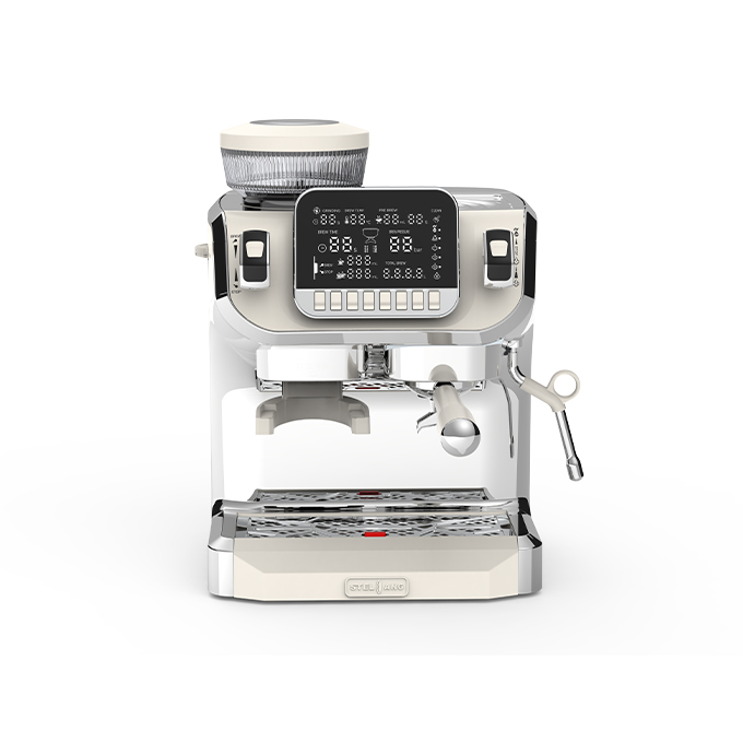 Professional Dual Boiler Bean-to-Cup Espresso Coffee Machine – Semi-Automatic, Programmable Control, Integrated Grinder