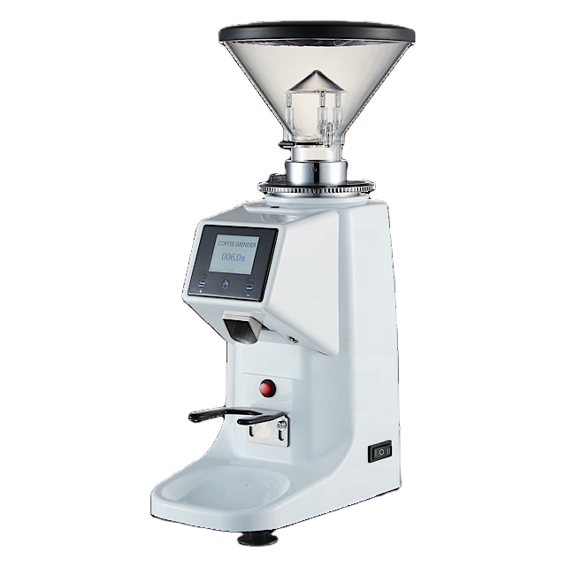 Professional Electric Coffee Bean Grinder with 60mm Stainless Steel Burrs – Precision Grinding for Café