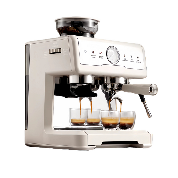 Home Kitchen Dual Boiler Espresso Coffee Machine with Precise Temperature Control