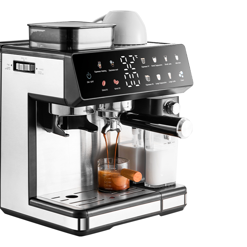 Fully Automatic 20-Bar Touch Screen Espresso Coffee Machine for Home & Commercial Use