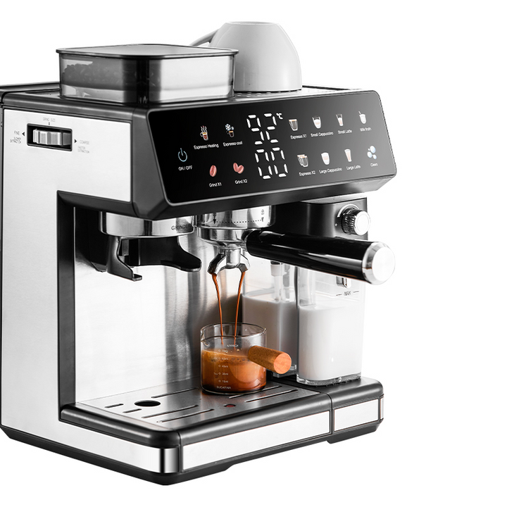 Fully Automatic 20-Bar Touch Screen Espresso Coffee Machine for Home & Commercial Use